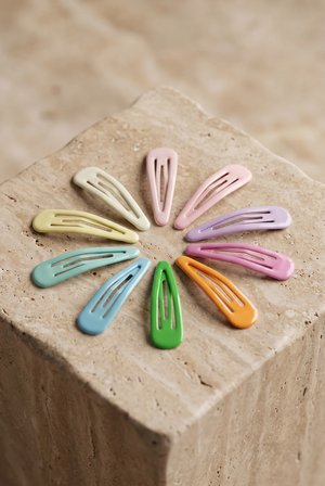 Kız Çocuk 10'lu Pastel Klips Toka