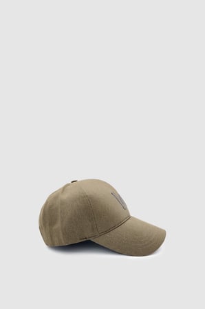 W Nakışlı Ayarlanabilir Unisex Spor, Günlük ve Outdoor Şapka / Kep Haki