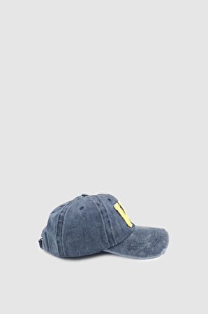 Vintage Tarz Yıpratmalı W Nakışlı Unisex Spor, Günlük ve Outdoor Şapka / Kep Lacivert