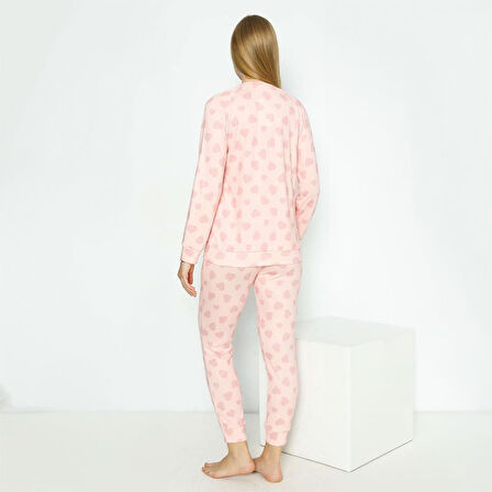 Confeo 840.800 Kadın Kışlık Bisiklet Yaka Reglan Uzunkol Pijama Takım