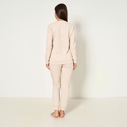 Confeo 840.820 Kadın Kışlık Uzun Kol  Pijama Takım