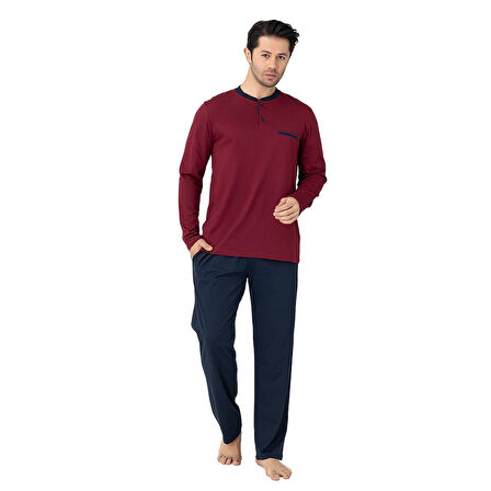 Confeo 940.027 Erkek Süprem Uzun Kol Pijama Takım