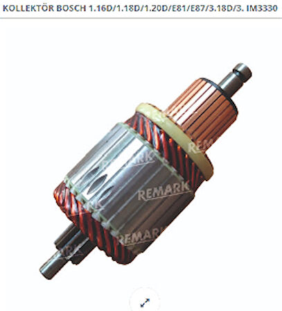 Unıversal Marş Kollektörü Bosch 1.16d/1.18d/1.20d/e81/e87/3.18d/3.20d/e90/e92 - Remark-İm3330