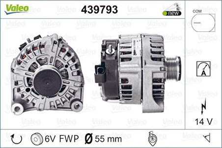 Bmw Alternator Sarj Dinamosu 180 A 14 V Bmw F20 F30 F80 F34 - Hella 8el011712-861