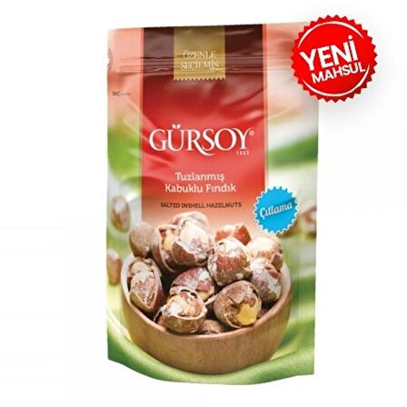 GURSOY TUZLANMIS KABUKLU FINDIK 150GR 