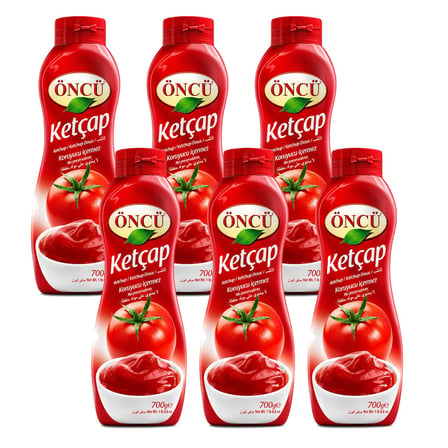 Öncü Ketçap 700 Gr Acılı x 6 Adet