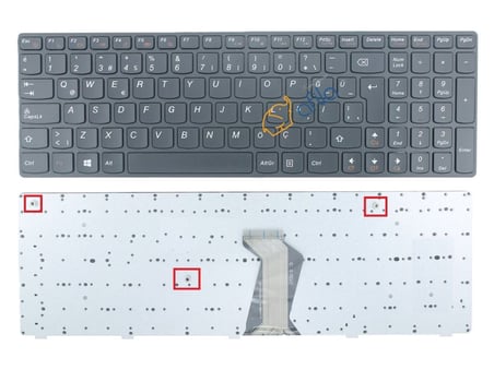 Lenovo B570, Z570, B590 Notebook Klavyesi, Laptop Tuş Takımı (Siyah TR) / KL0606APT