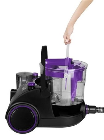 2400 W Güçlü Motorlu Su Filtreli Elektrikli Süpürge, HEPA 13 Filtre, Turbo ve Mini Turbo Fırça