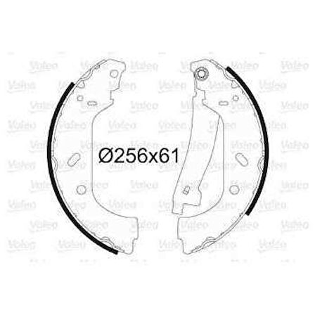 Psa Arka Fren Balatası Pabuclu Jumpy Evasıon Scudo Expert 1,9td 1,6 1,8 2,0 Hdi 1,9 - Valeo 562552