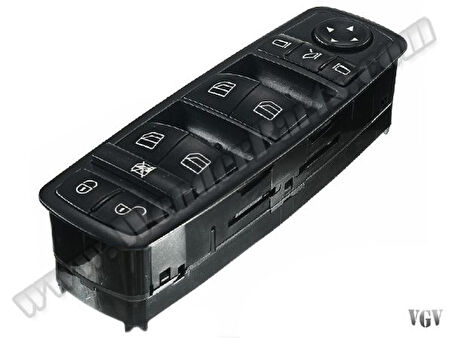 Mercedes Cam Acma Salteri On Sol (komple, Siyah, Ayna Katlamalı) A-Class W169 04>12 B-Class W245 05>11 - Wenderparts Ma1698206710bk