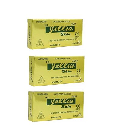 Jellia Klasik Prezervatif 12'li X 3 Paket