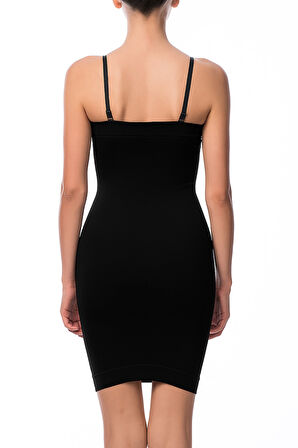 Siyah Sapphire Elbise Korse