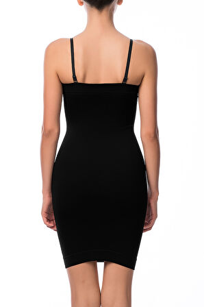 Siyah Sapphire Elbise Korse