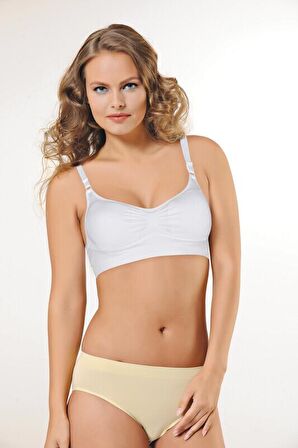 Beyaz Seamless Sütyen