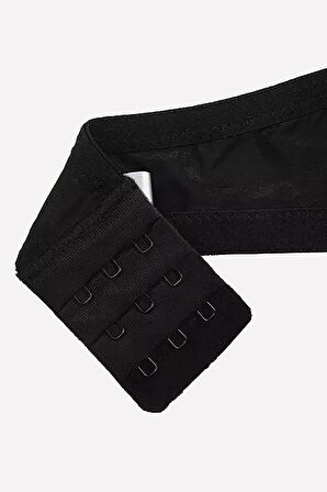 Siyah Straplez Sütyen Külot Takım