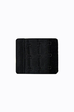 Siyah Üç Kopçalı Agraf