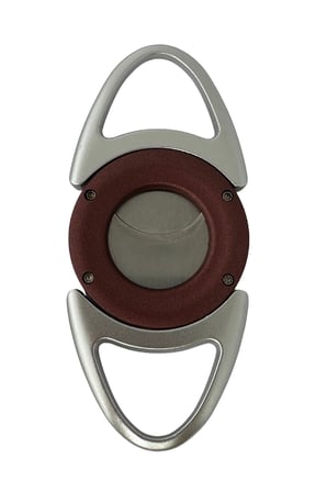 Parmida Gümüş-Bordo Metal Puro Makası Kesici - TR8324