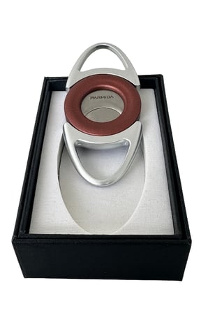 Parmida Gümüş-Bordo Metal Puro Makası Kesici - TR8324