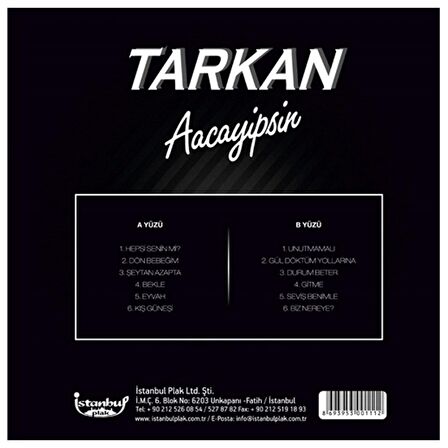 Tarkan - Acayipsin LP Plak