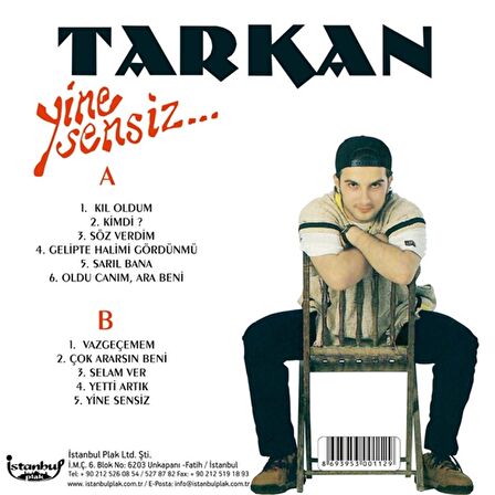Tarkan - Yine Sensiz  (Plak)  