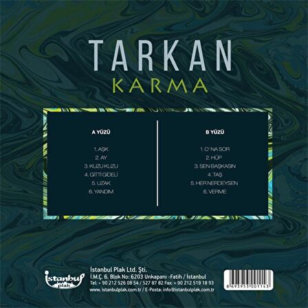 Tarkan - Karma  (Plak)  