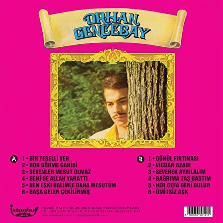 Orhan Gencebay - Bir Teselli Ver  (Plak)  