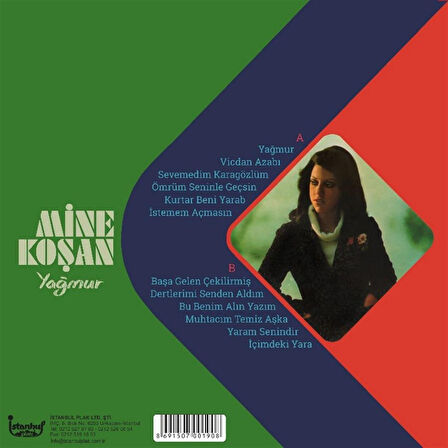 Mine Koşan Yağmur - Plak