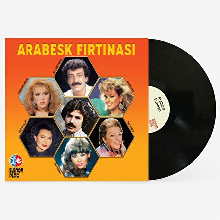 Arabesk Fırtınası - Çeşitli Sanatçılar  (Plak)  