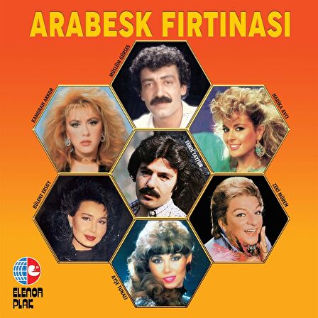 Arabesk Fırtınası - Çeşitli Sanatçılar  (Plak)  