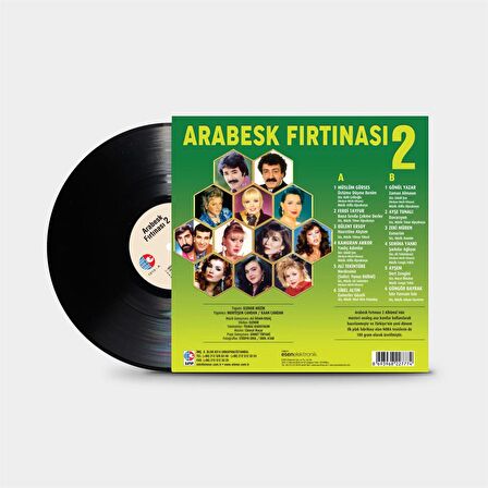 Arabesk Fırtınası 2 - Çeşitli Sanatçılar  (Plak)  