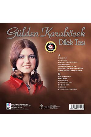 Gülden Karaböcek Dilek Taşı Plak (orijinal 45'lik Plak Kayıtları)