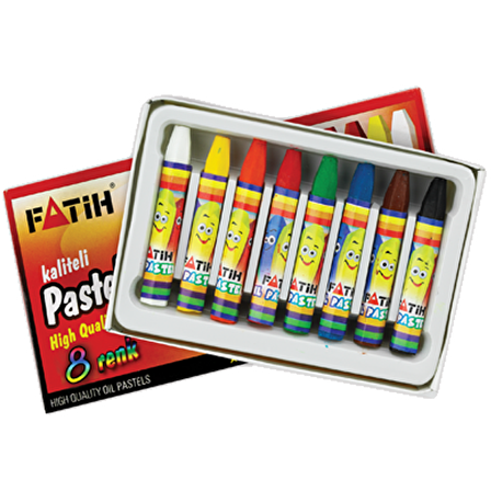 Fatih Pastel Boya 8 Renk King Size