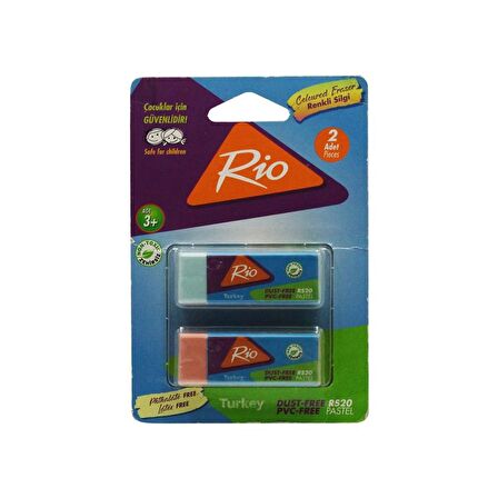 Rio Pastel Silgi 2'li ( Büyük Silgi ) ( RS-20 )