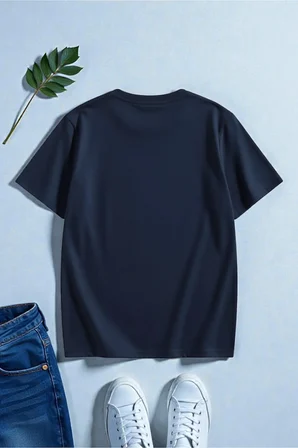 Unisex Karışık Kalpler Baskılı Tasarım Tshirt