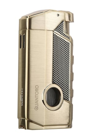 Quantoro 3 Torch Pürmüz Gold Metal Puro Çakmağı - TRZ1045