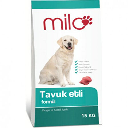 Milo Maintenance Formula Etli Köpek Maması 15 Kg