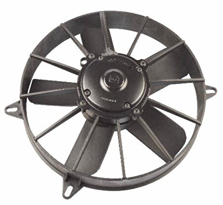 Unıversal Truck Aksıyel Fan Motoru 24v 12 Komple Yassı Genis Ufleyici Aksıyel Fan 5 Kanat 305mm 2700 M3 / H 74316006 - Kormas 5 702 412 240 001