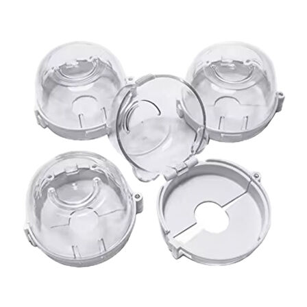 Petinka Ocak Düğme Kilidi Isıya Dayanıklı Plastik Ocak Düğme Koruyucu Emniyet Düzeneği