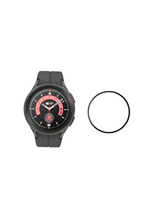 Samsung Galaxy Watch 5 Pro 45MM Ekran Koruyucu 3D Kavisli Full Kaplama Pmma