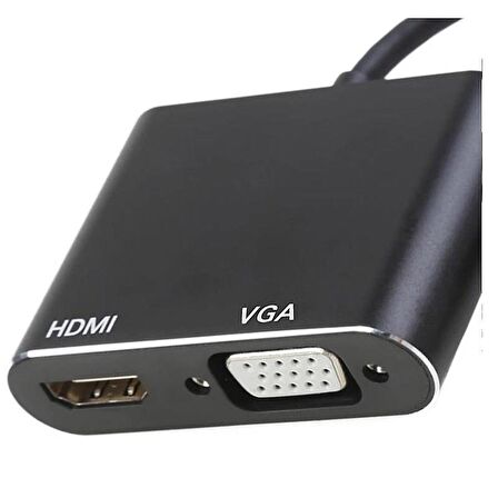 Usb 3.0 To Hdmi Vga 1080P Monitör Genişletici Çevirici Dönüştürücü Adaptör