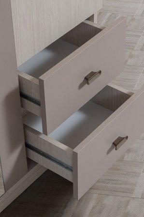 Gardırop, Norex 4 Kapaklı Çekmeceli Aynalı Dolap