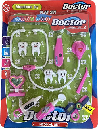 KARTELALI BÜYÜK DİŞLİ DOKTOR SETİ