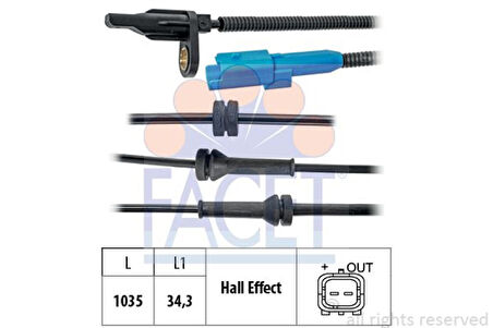 Opel Tekerlek Hiz Sensoru Opel Crossland X - Facet 21.0220