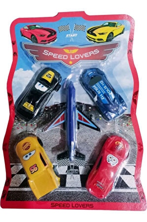 Kembay Oyuncak Speed Lover 5'li Oyuncak Araba