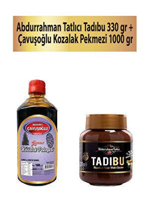 Abdurrahman Tatlıcı Tadıbu 330 gr + Çavuşoğlu Kozalak Pekmezi 1000 gr