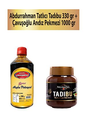 Abdurrahman Tatlıcı Tadıbu 330 gr + Çavuşoğlu Andız Pekmezi 1000 gr