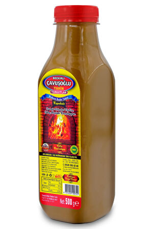 Odun Ateşinde Çifte Kavrulmuş Kepeksiz Bozkır Tahini 500g 