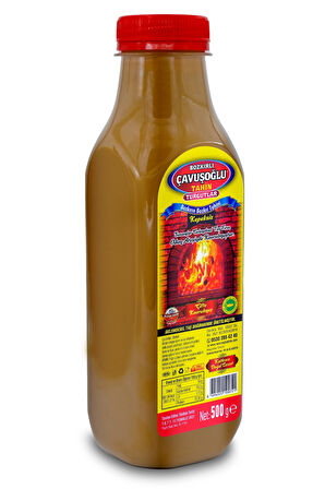 Odun Ateşinde Çifte Kavrulmuş Kepeksiz Bozkır Tahini 500g 