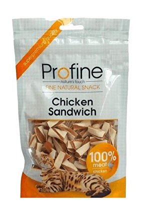 Profine 80Gr Tavuk Etli Snack Chicken Sandwich 14Adet Kedi Ödülü