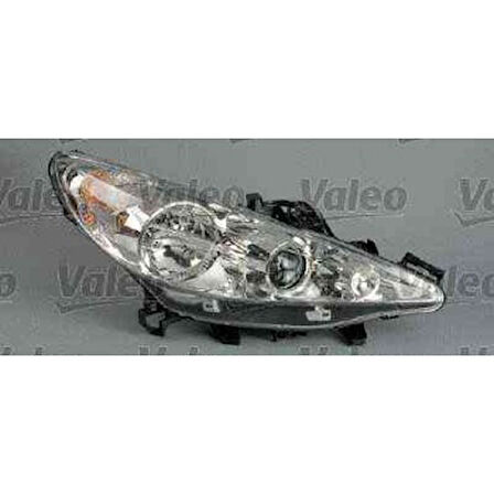 Psa Far+sınyal Sol Elektrikli Motorlu (h7+h7+h1) / (fbl) P207 04 / 06> - Valeo 043242
